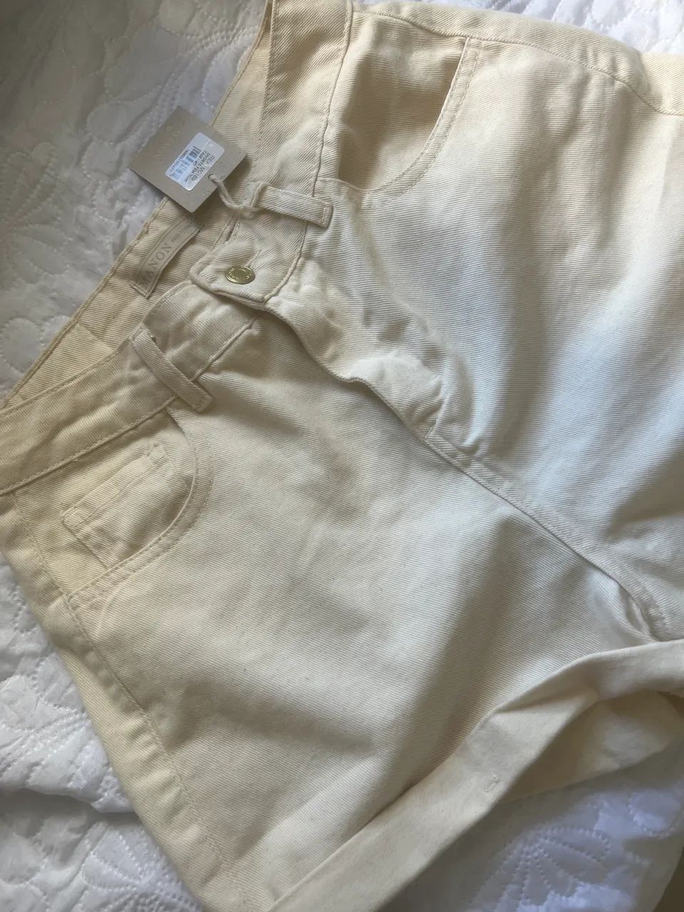 Short jeans bege- novo TAM 40 - Foto 2