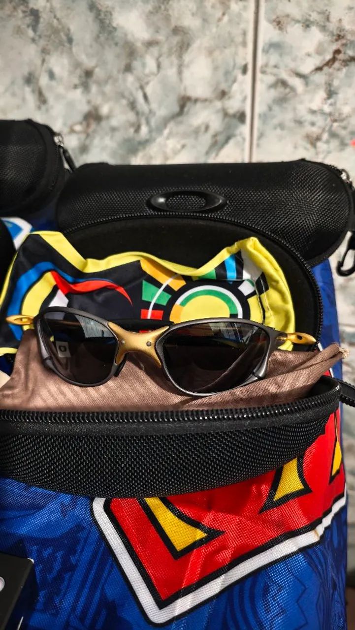 Oakley Doble X sere Ouro Banhada o Ouro - Foto 3
