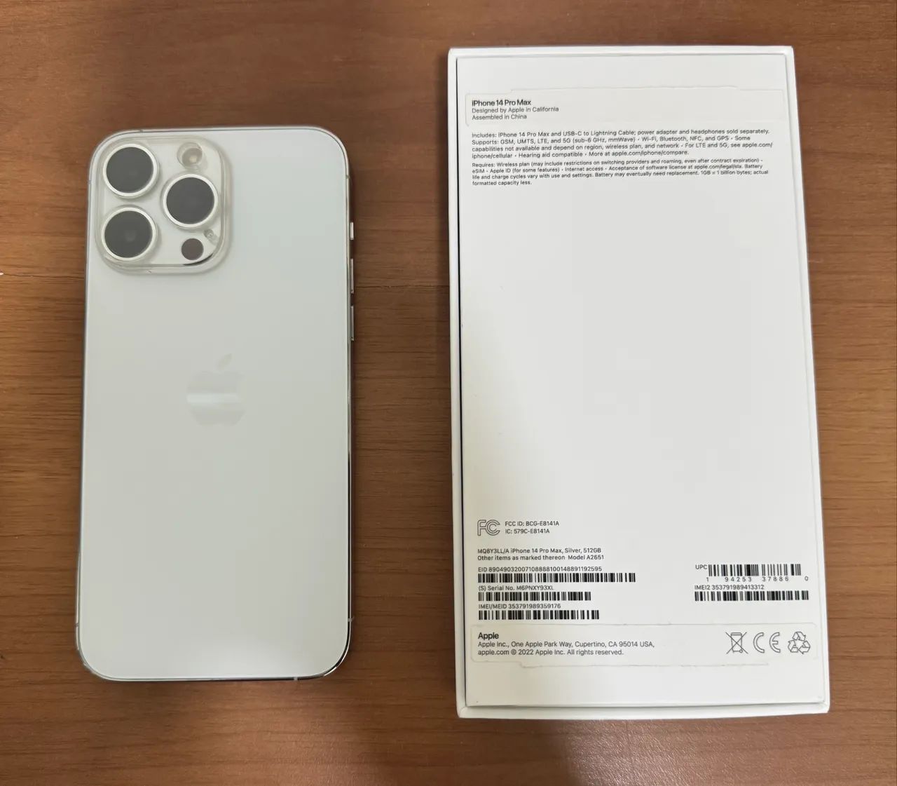 Apple iPhone 14 Pro Max シルバー iPhone 14 Pro Max Silver, 512gb - Celulares e Smartphones - Novo