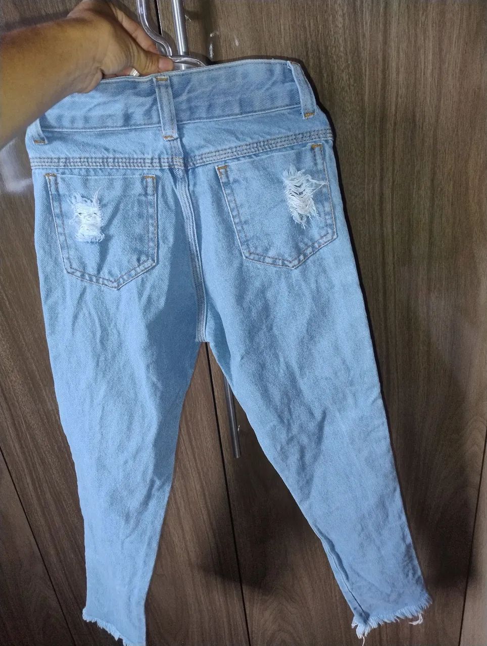 Calça jeans infantil Tam 06 - Foto 2