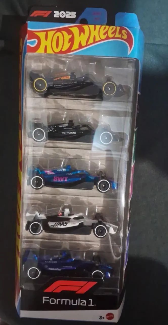 FIVE PACK HOTWHEELS FÓRMULA 1 (2025) *LACRADO