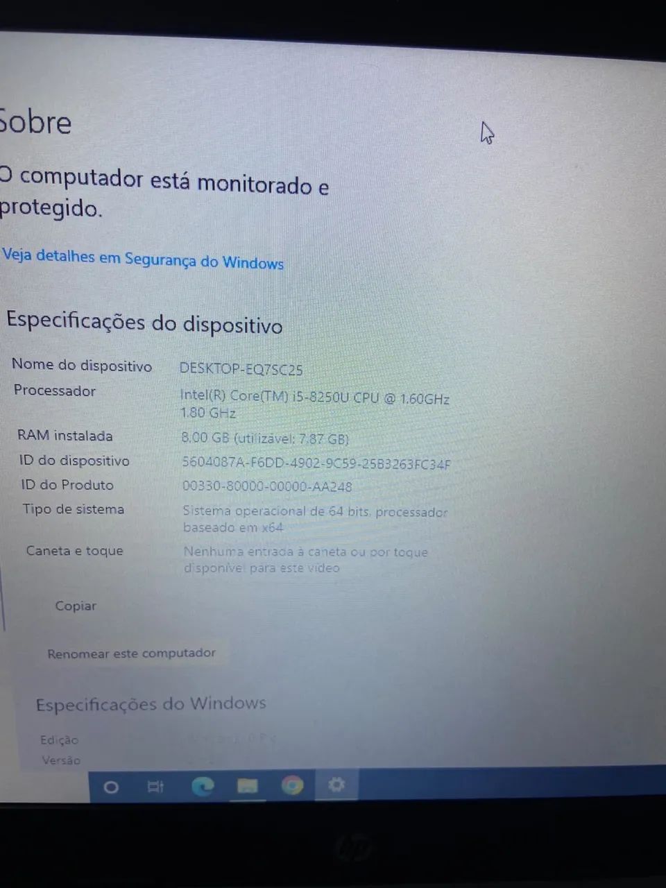 Notebook hp