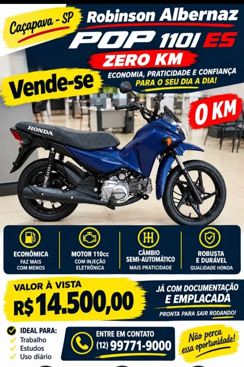 Pop 110I ES "Zero Km" - Foto 2