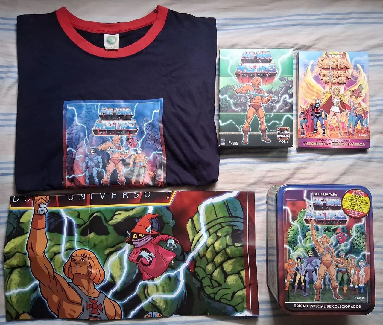 MASTERS OF THE UNIVERSE - BOX LATA DVD COMPLETO!!