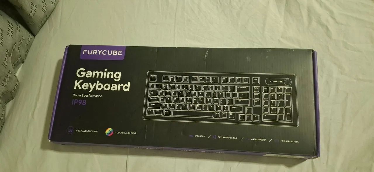 TECLADO ROSA GAMER RGB - Foto 2