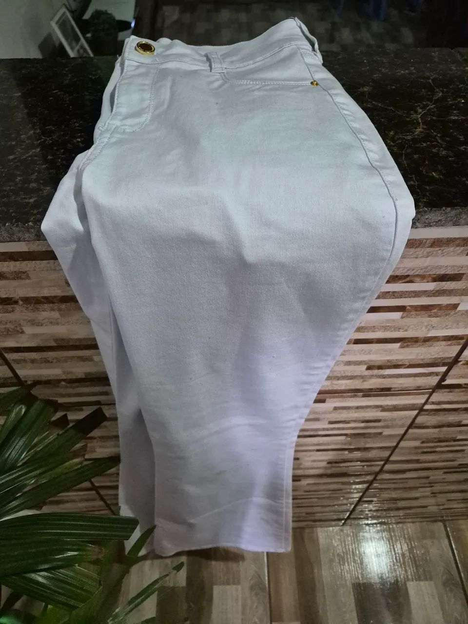 Calça feminina branca - Foto 4