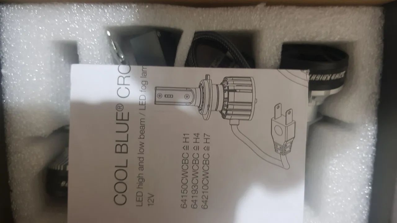 Lâmpada super LED K7C Dawn Knight H1 150 watts - Foto 3