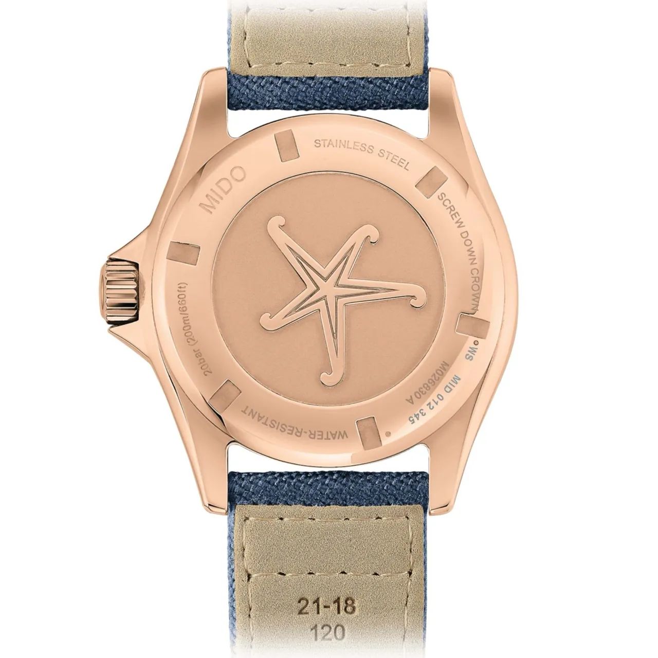 ＊完成＊a.mk様オーダー Mido Ocean Star Tribute Rose Gold & Blue Automatic - M026.830.A
