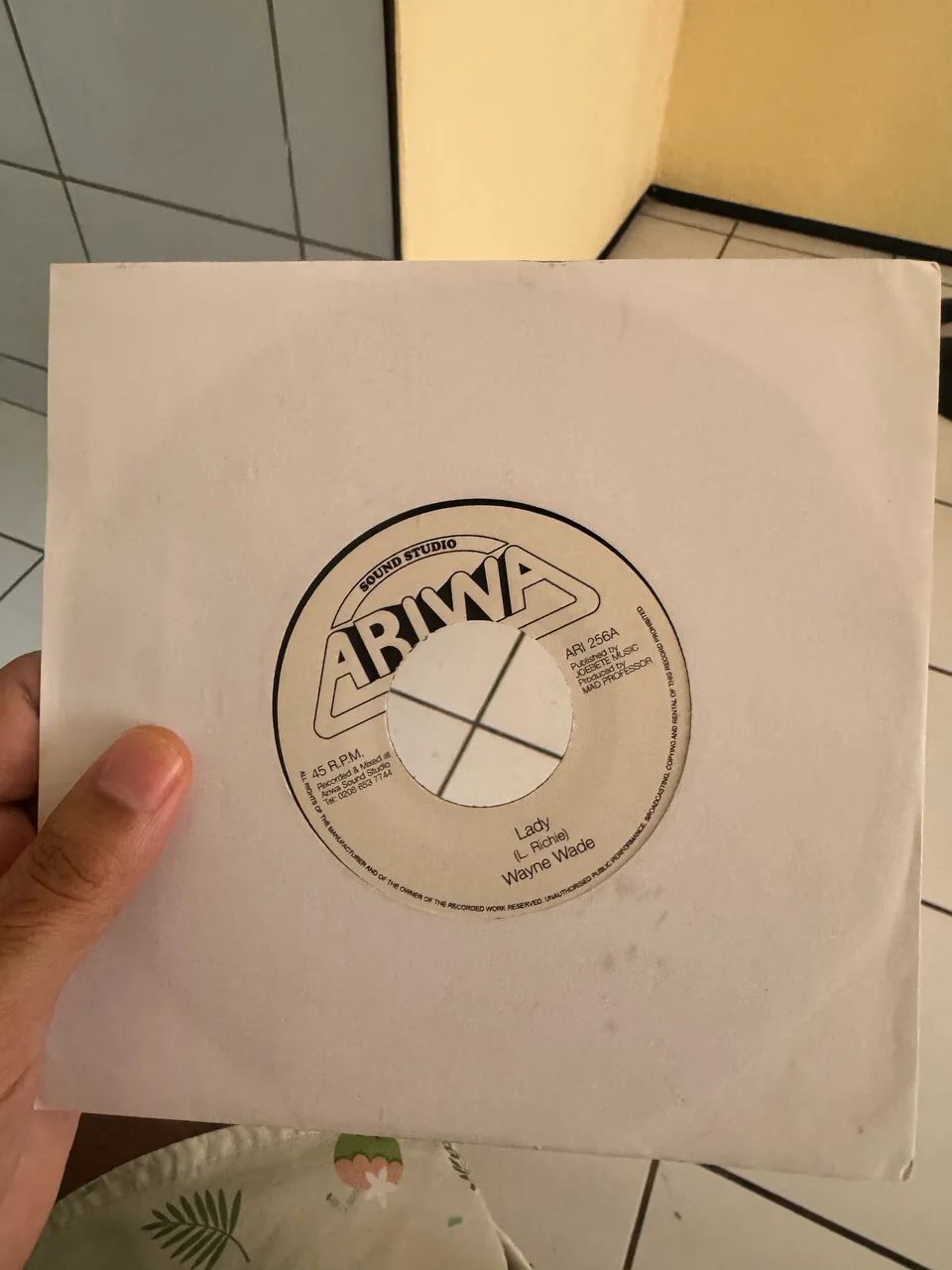 Disco de Vinil 7 - Wayne Wade - Lady