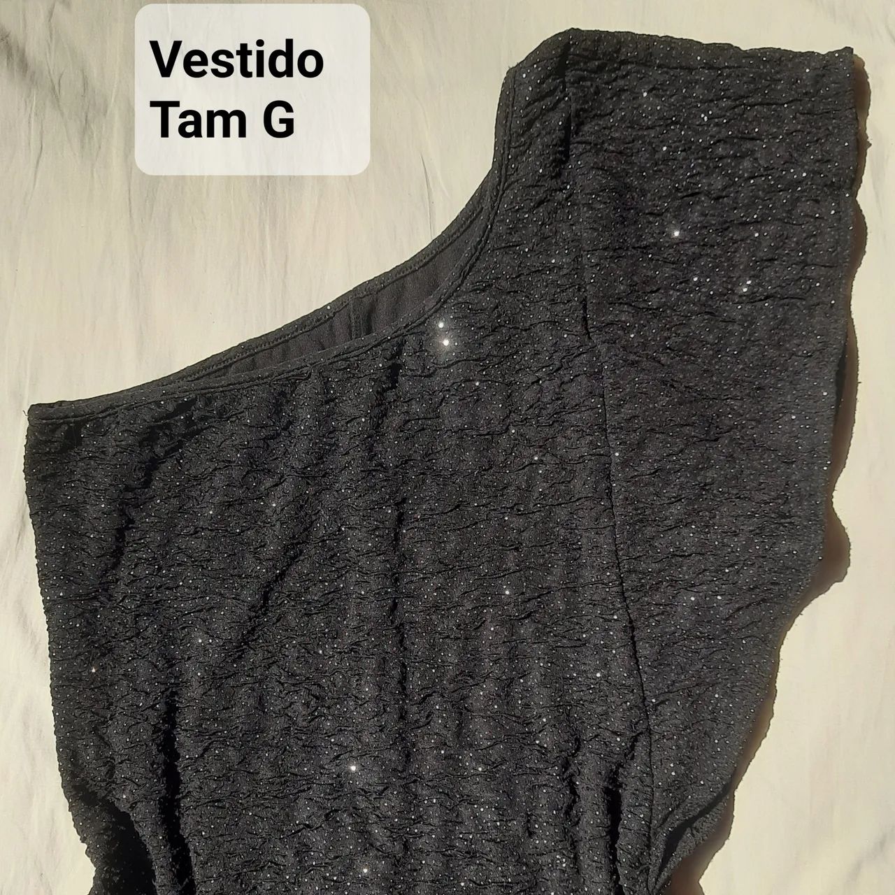 Vestido Preto Brilhante - Foto 2
