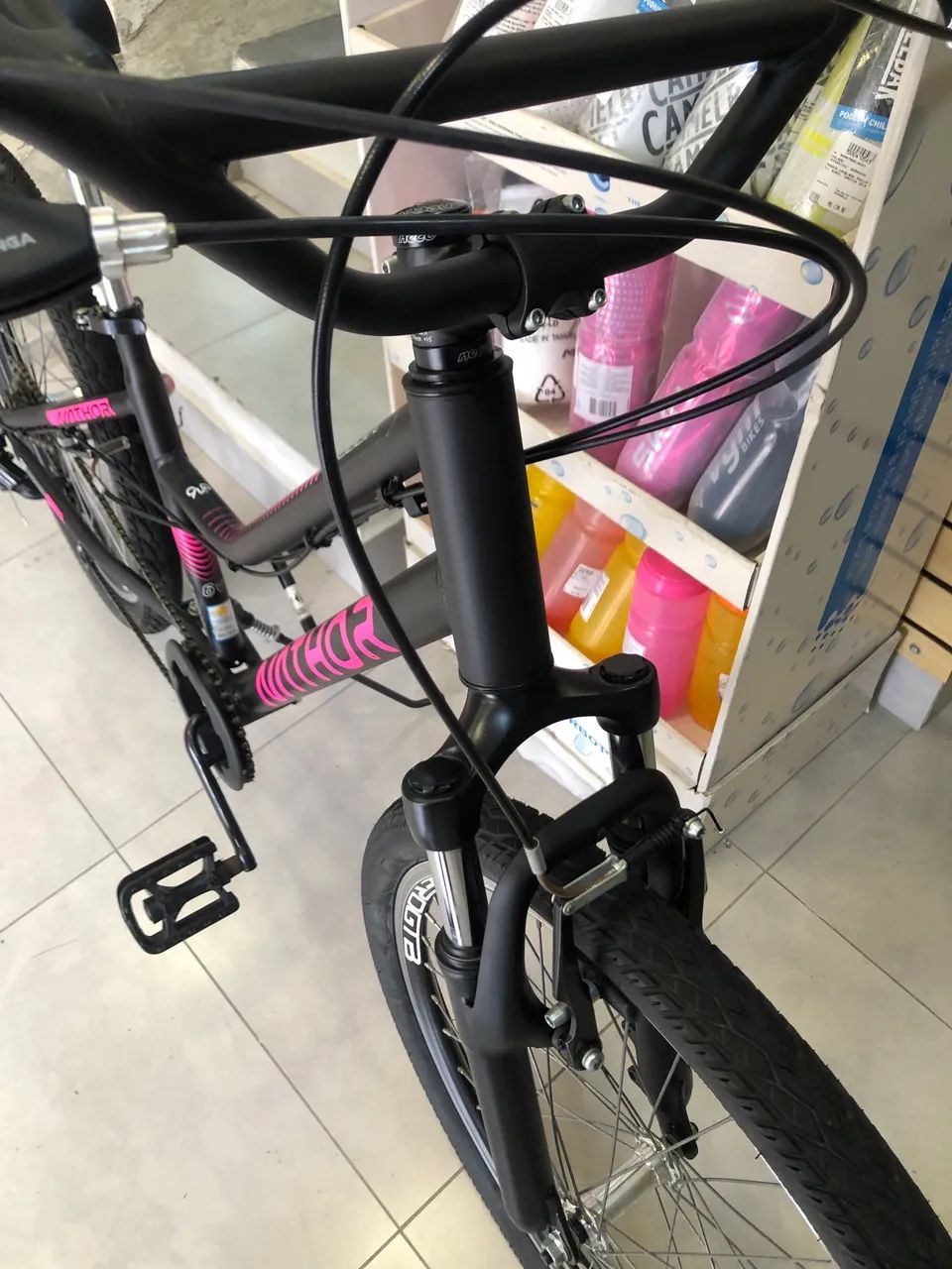Bicicleta Aro 24 Nathor Bella 6v Com Suspensão  - Foto 5