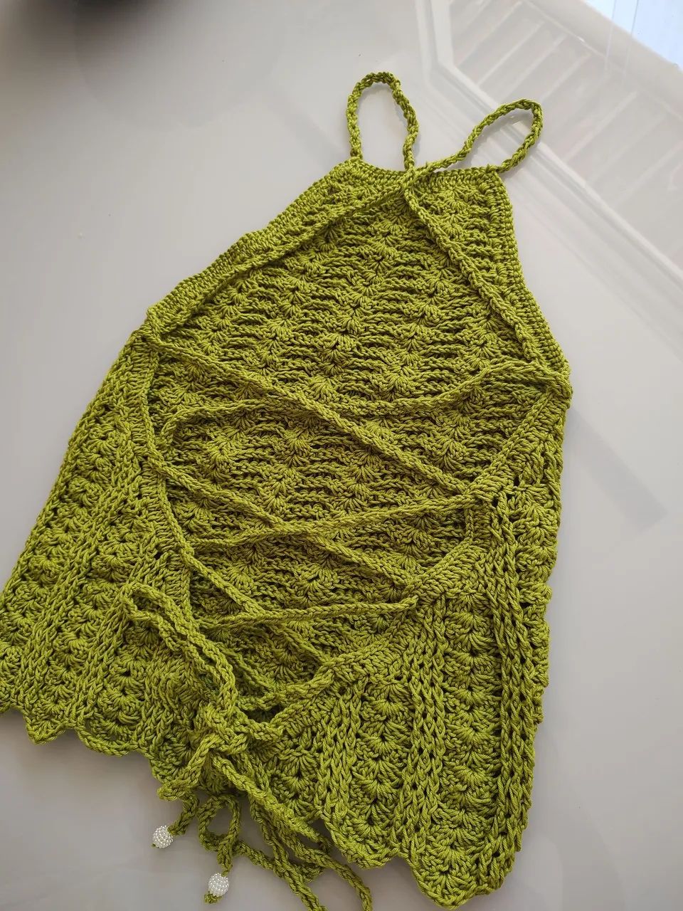 Blusa Crochê pistache  - Foto 2