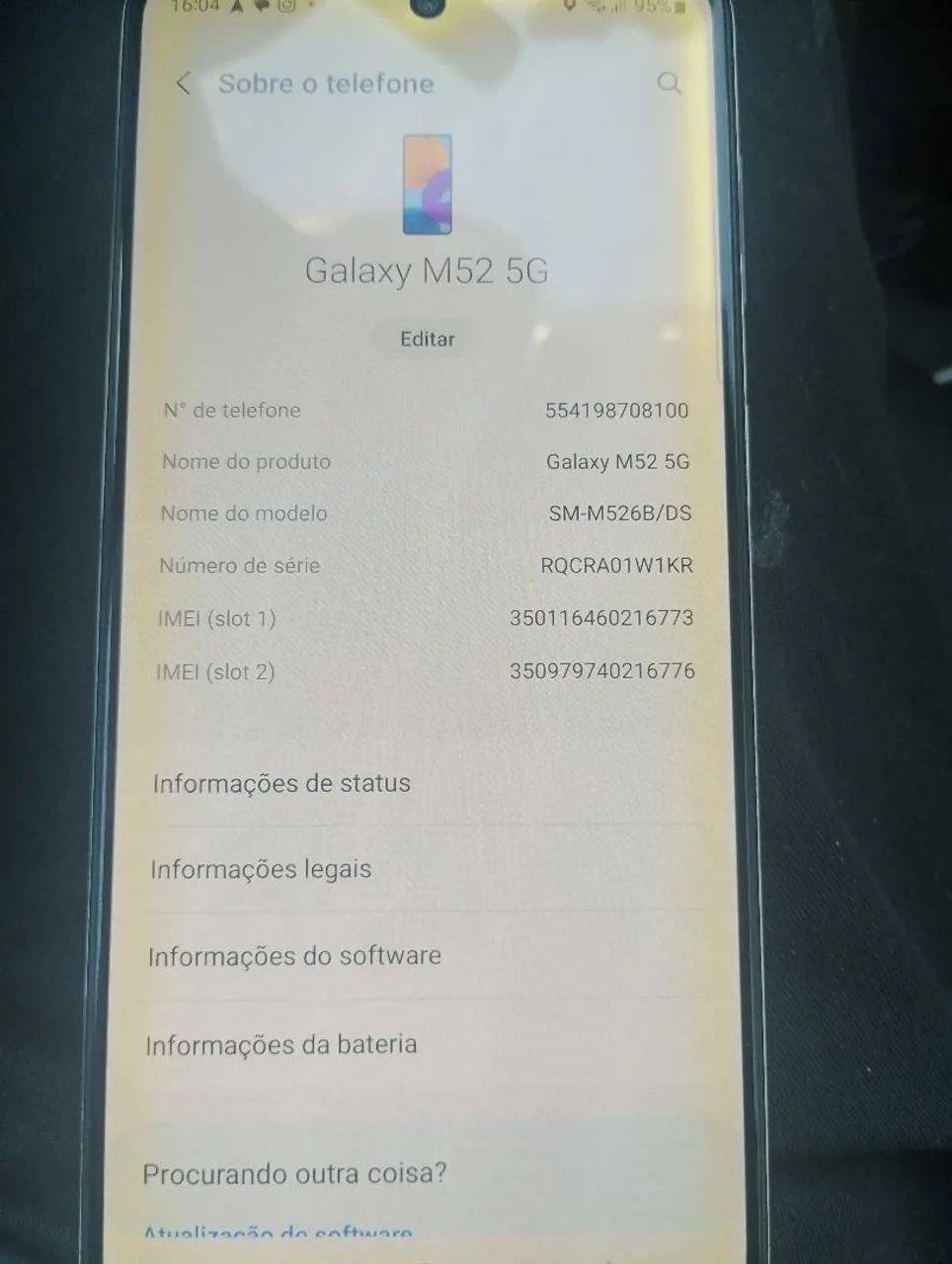 Galaxy m52 5g - Foto 2