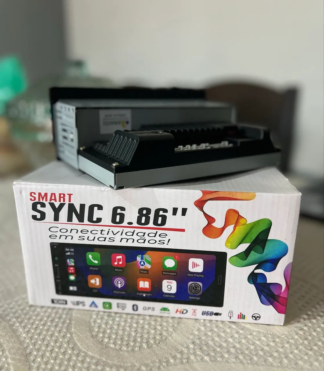 Central Multimídia Smart Sync 6.86" FP Import (Nova na Caixa / Android 12) - Foto 5