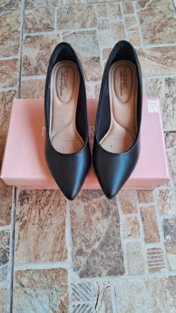 Scarpin modare ultra conforto número 35 semi novo
