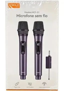 MICROFONE SEM FIO DUPLO