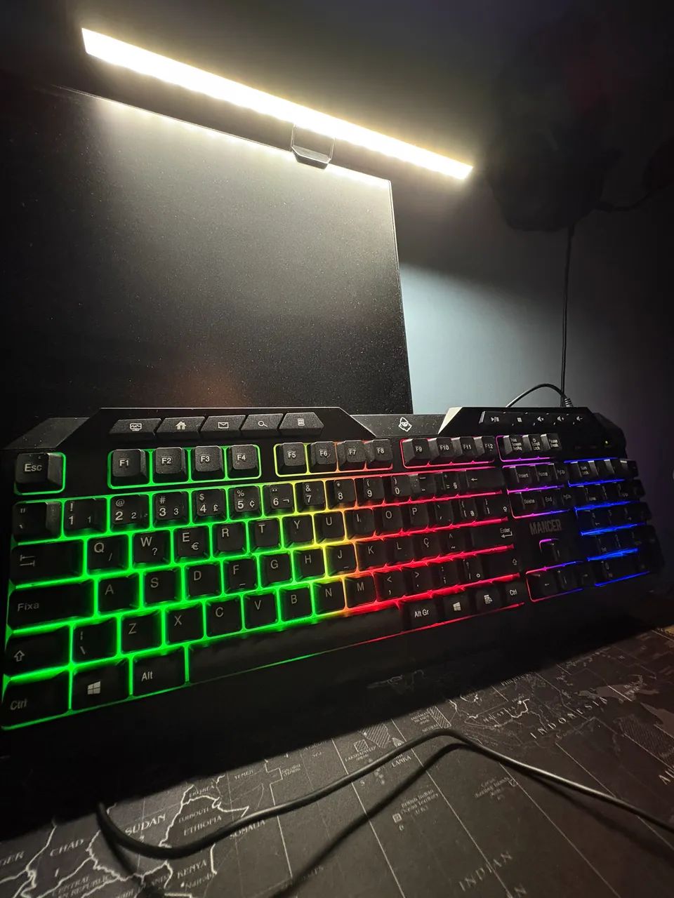 Kit Teclado + Headset Mancer 445600975218298880