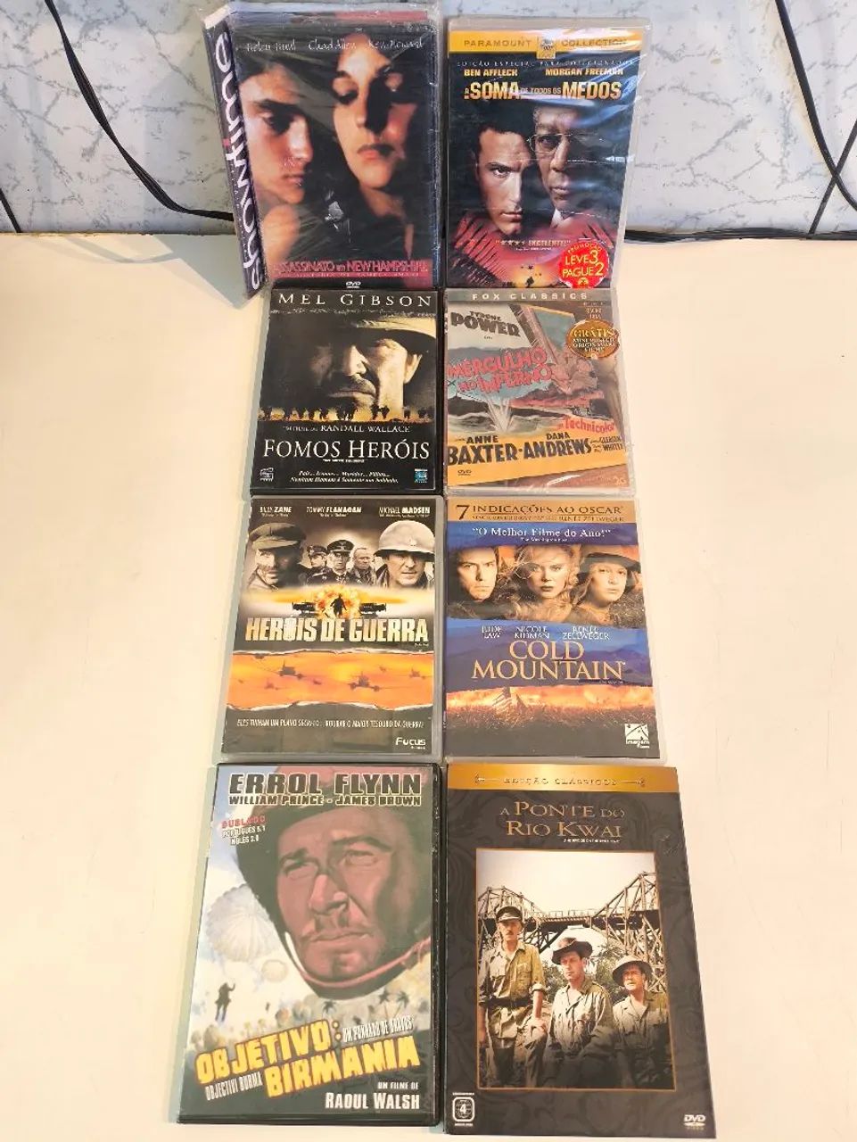 Lote 8 DVDs  de filmes - Clássicos, Guerra E Suspense (Originais) - Foto 5