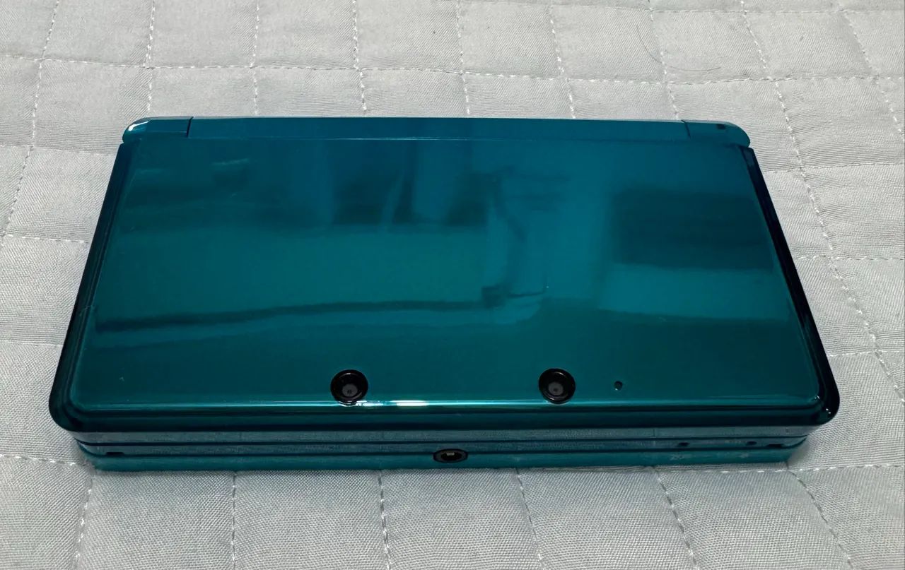 Nintendo 3DS Azul completo + 10 Jogos - Foto 3