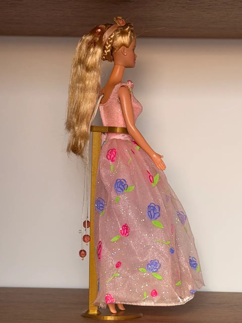 boneca barbie princesa penteados mágicos 2000 - Foto 4