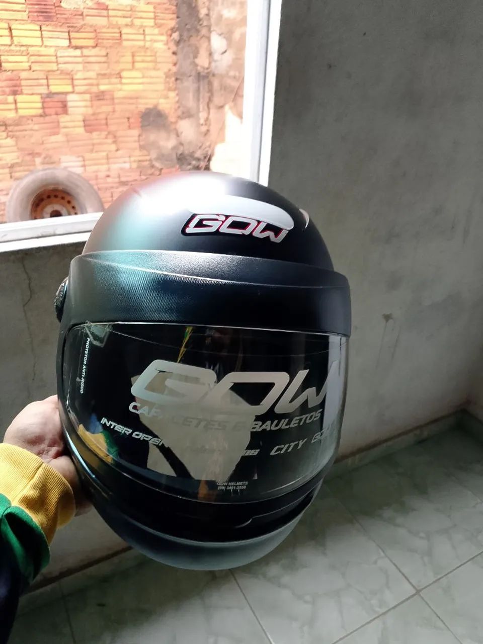 Vende-se capacete gow novo na caixa  - Foto 3