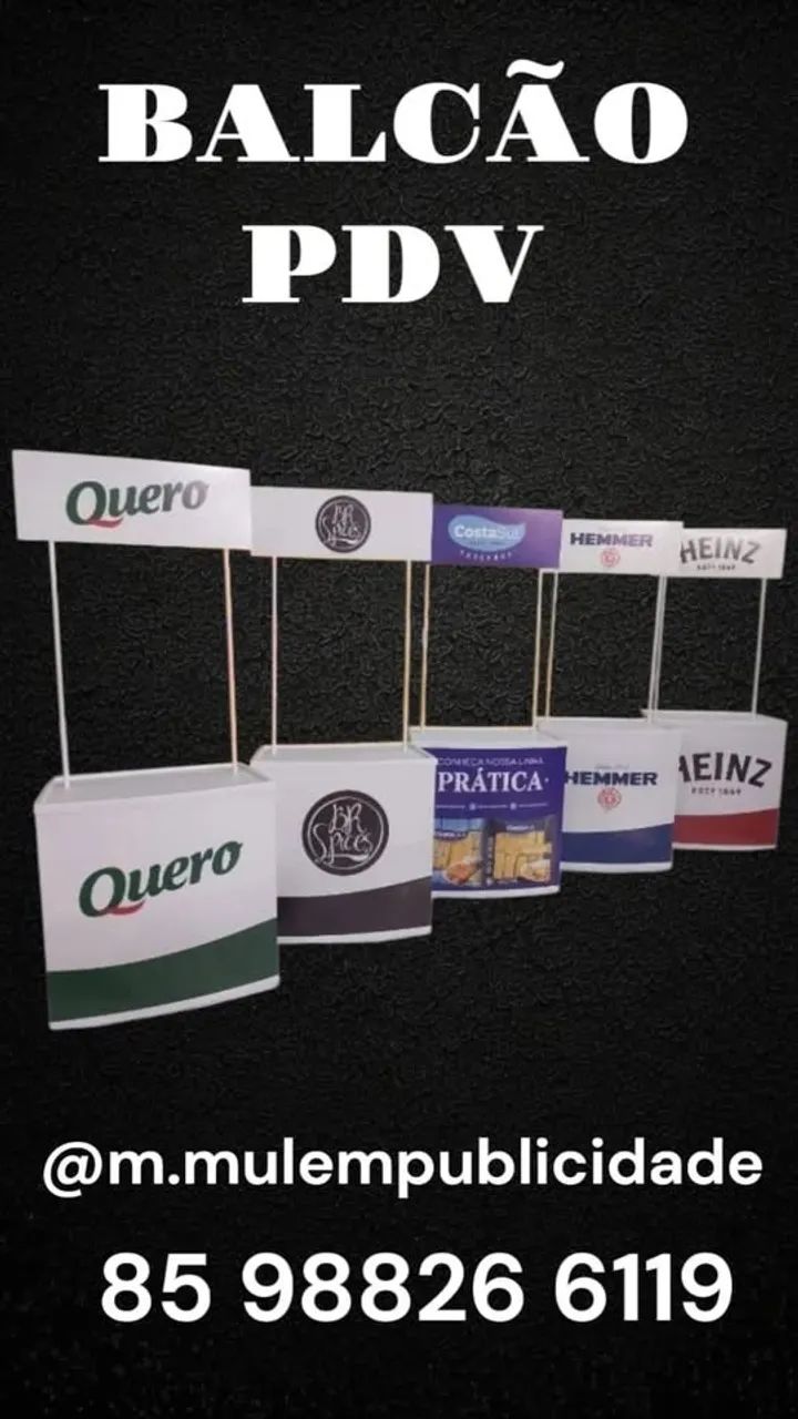 Balcão/Bandeja/Mochila/Bikedoor/PDV/Roleta
