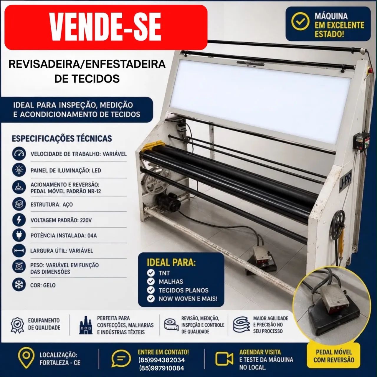 REVISADEIRA DE TECIDOS 