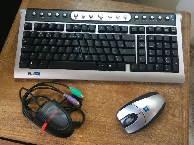 Teclado e mouse. sem fio para windows