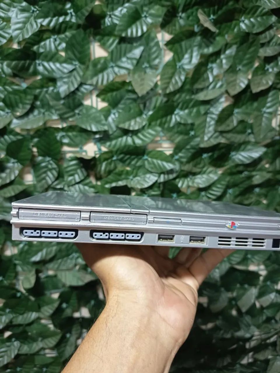 PS2 slim prata travado 