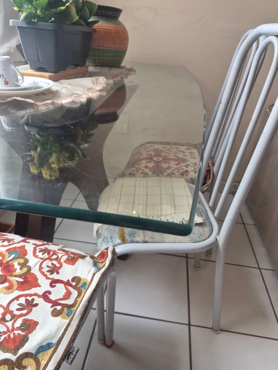 Mesa de vidro 80x140cm - Foto 3