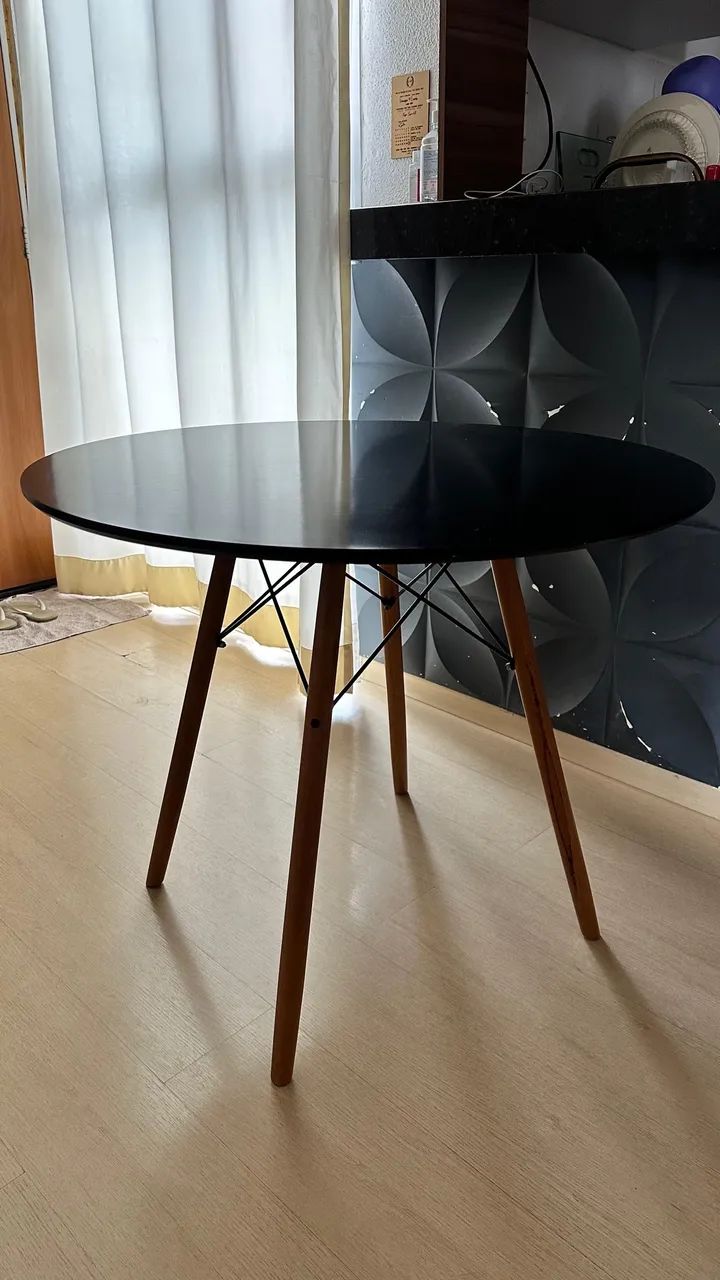Mesa Eames Eiffel Redonda 90cm - Foto 3