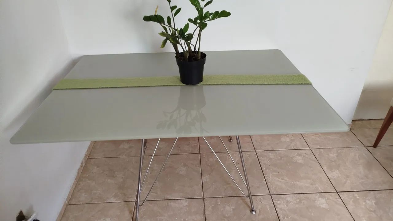 Tampo de vidro 140cm de comprimento e 1m de largura - Foto 2
