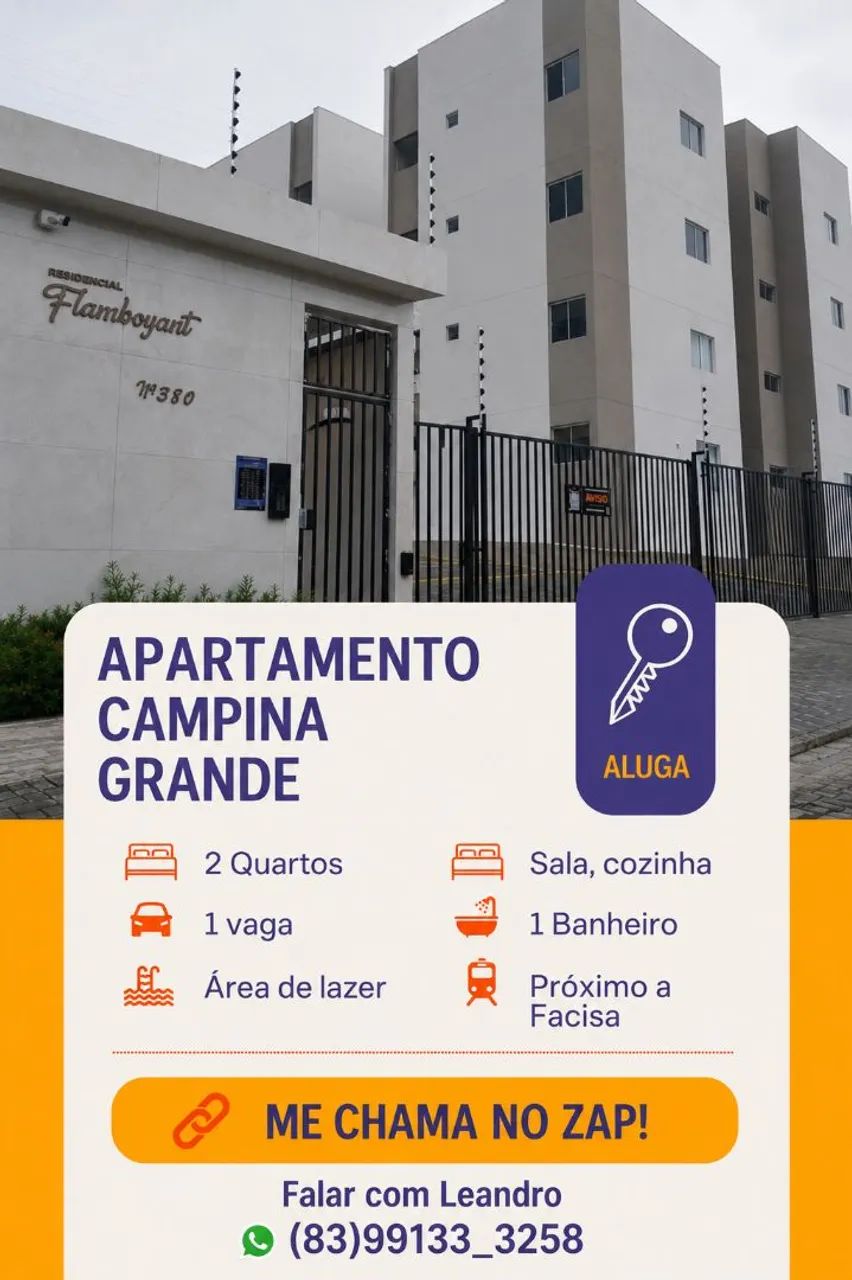 Apartamento para alugar próximo a FACISA !