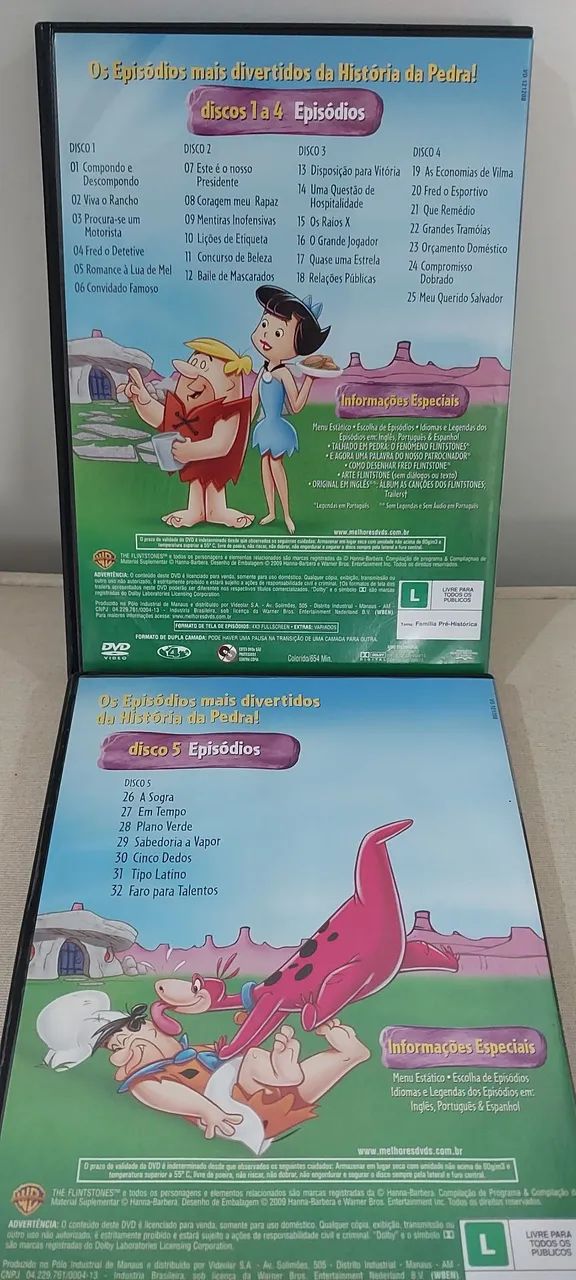 Coleção DVD Hanna Barbera - Corrida Maluca e Os Flintstones - Foto 3