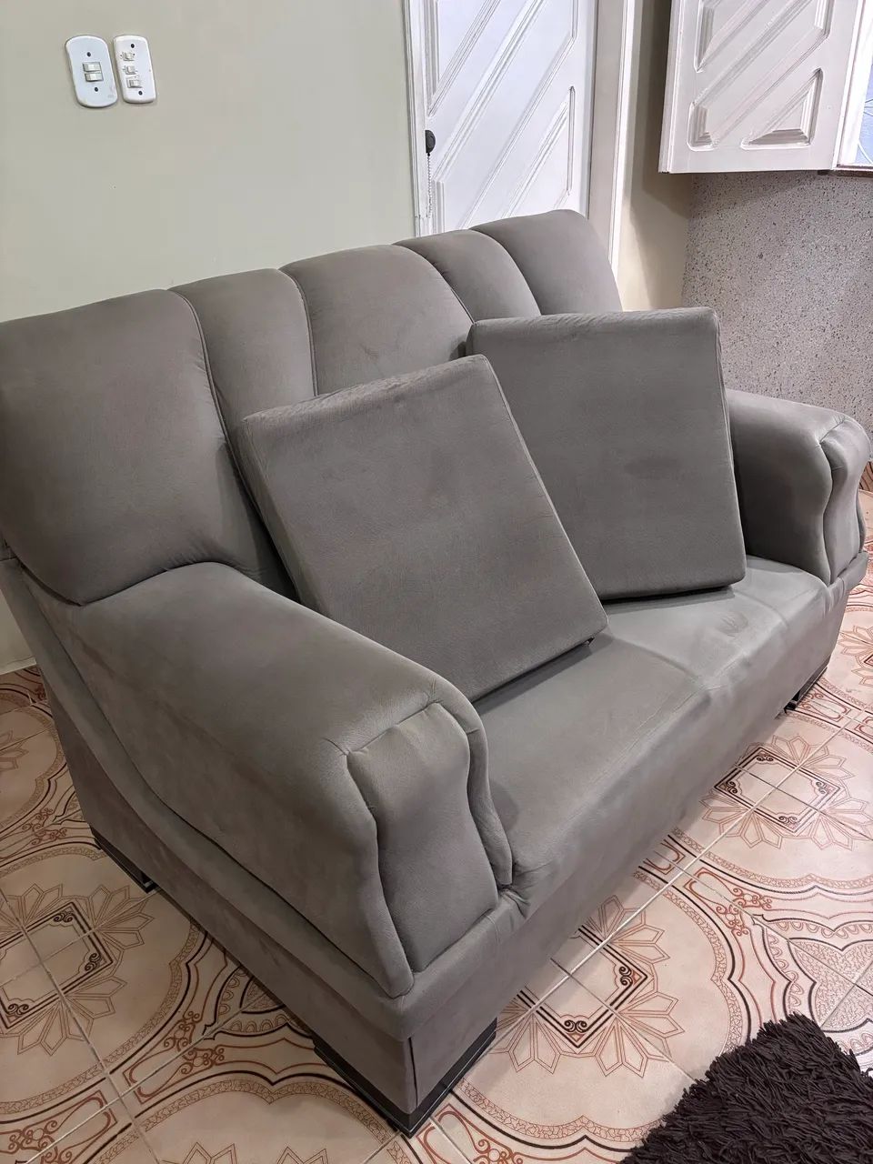 Conjunto de Sofás 2 e 3 Lugares - Excelente Estado!  - Foto 3
