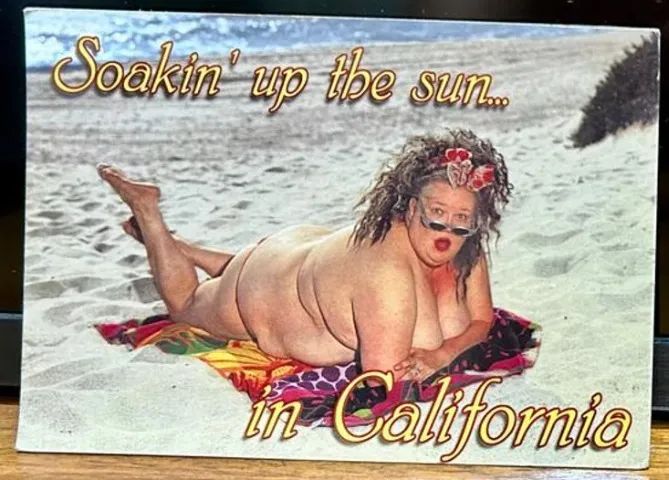 Cartão postal Antigo Califórnia Anos 90 Sem uso!