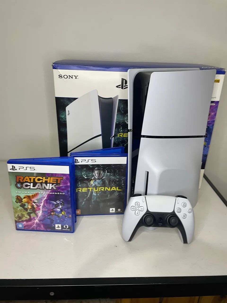 PS5 Slim com Leitor de Disco - Completo - Foto 3