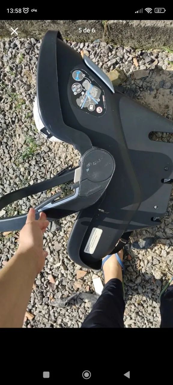Vendo bebê conforto com suporte para carro - Foto 2