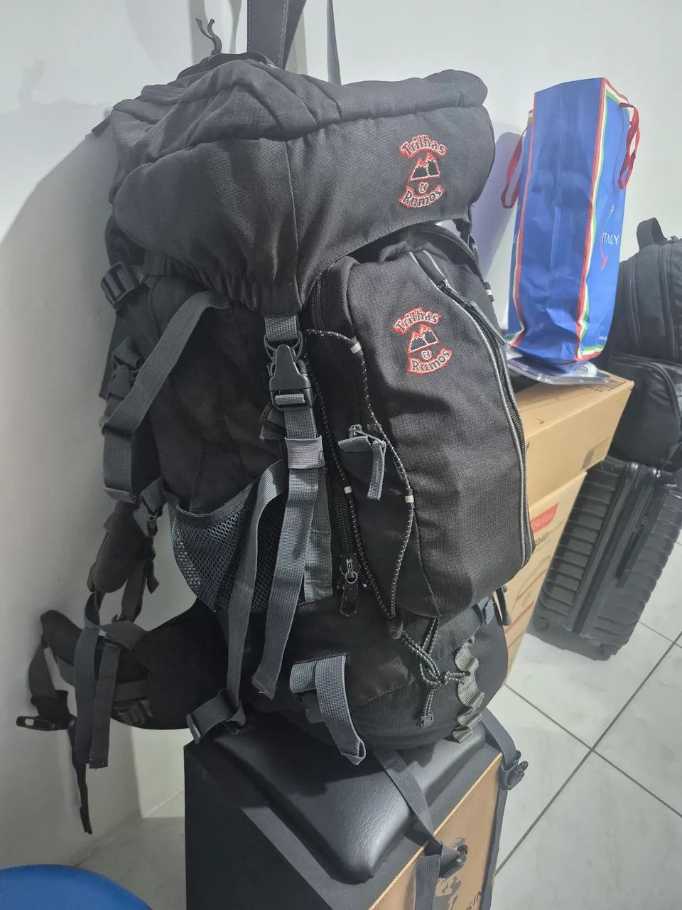 Mochilão Trilhas e Rumos 68 litros - Foto 3