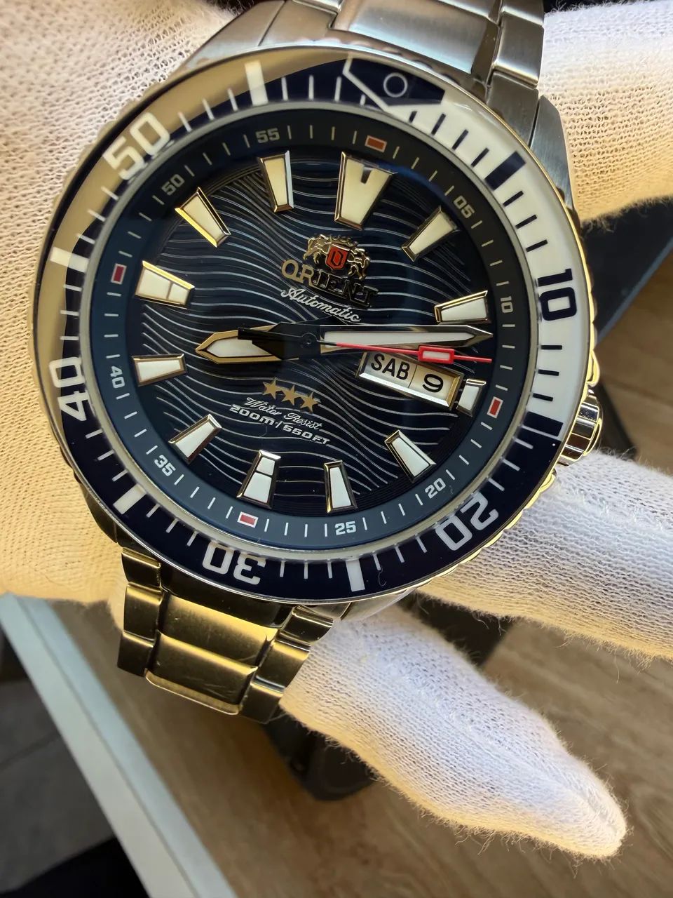Relógio orient sport sea automático 3 estrelas - Foto 3