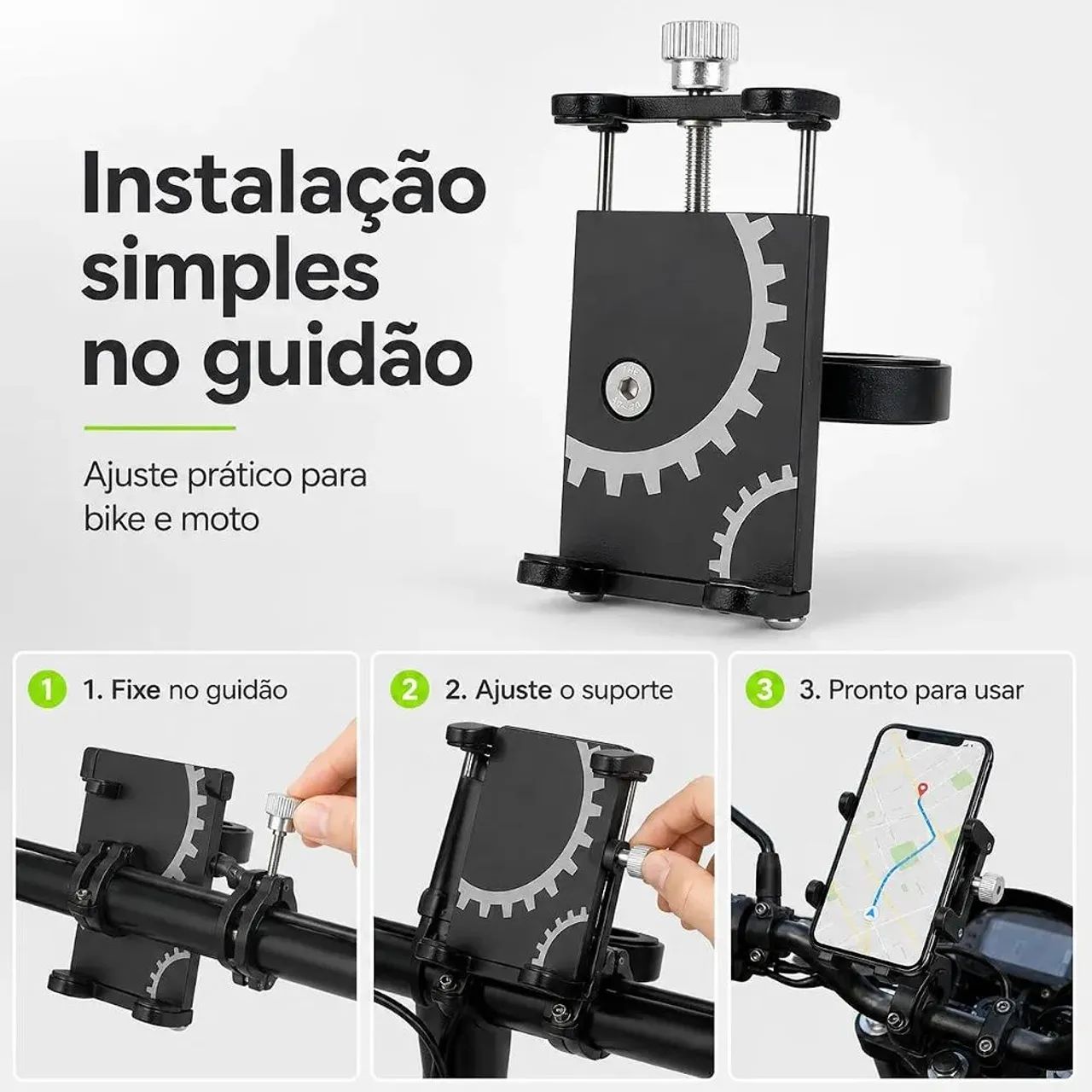 Suporte celular moto bicicleta  - Foto 2