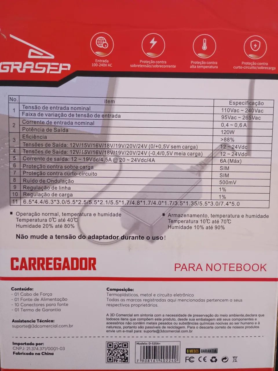 Carregador para notebok - Foto 3