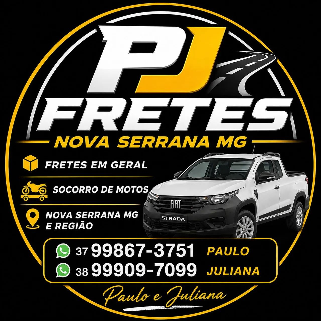PJ fretes nova serrana mg e região 