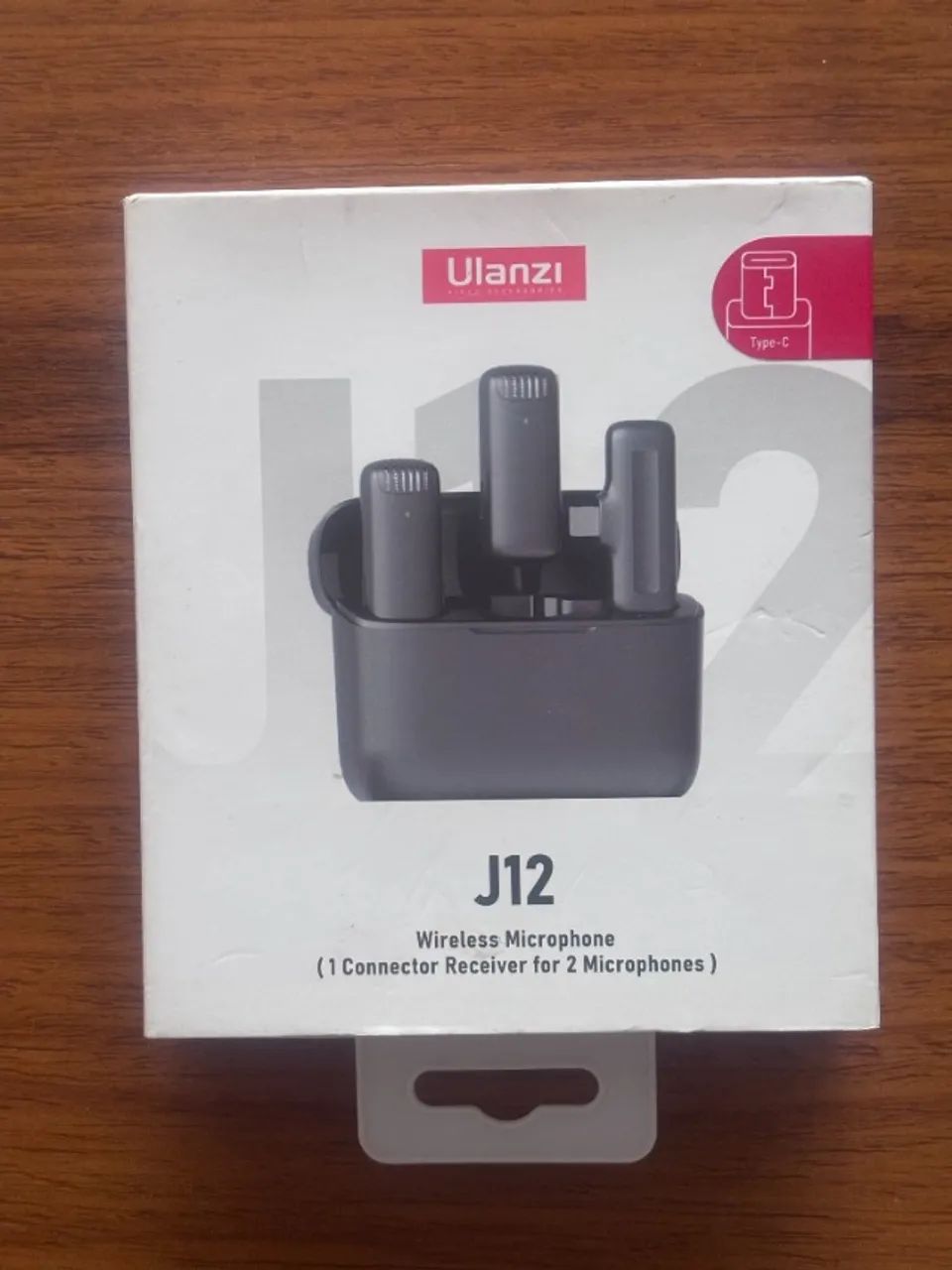 Kit de microfones sem fio Ulanzi J12 USB-C com estojo - Foto 3