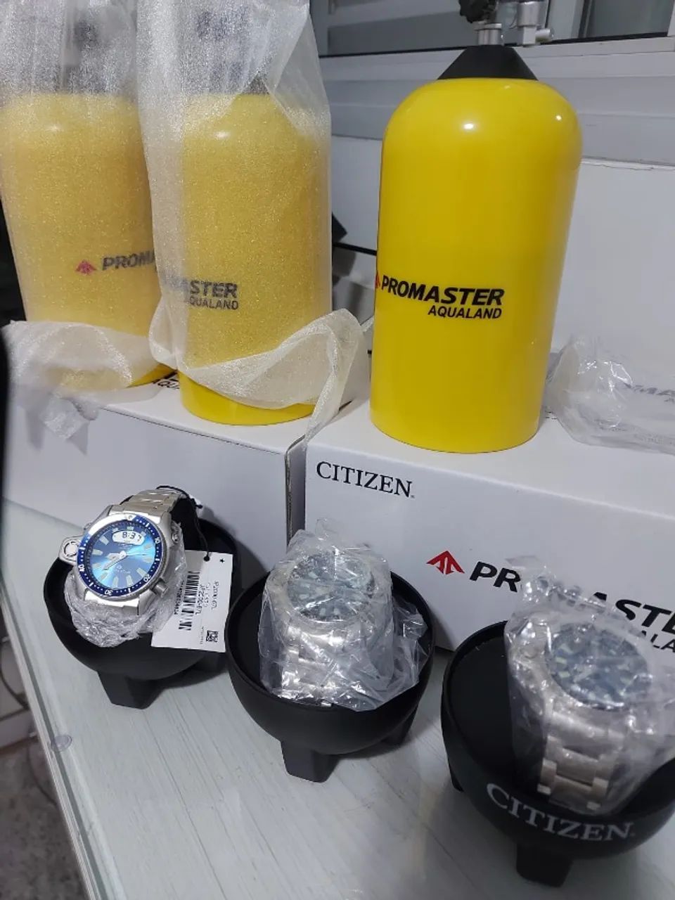 Relógio Citizen Aqualand Promaster Jp2000-67l Azul NOVO