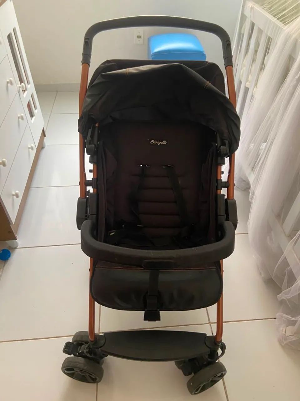 Carinho e bebê conforto e berço portátil  - Foto 2