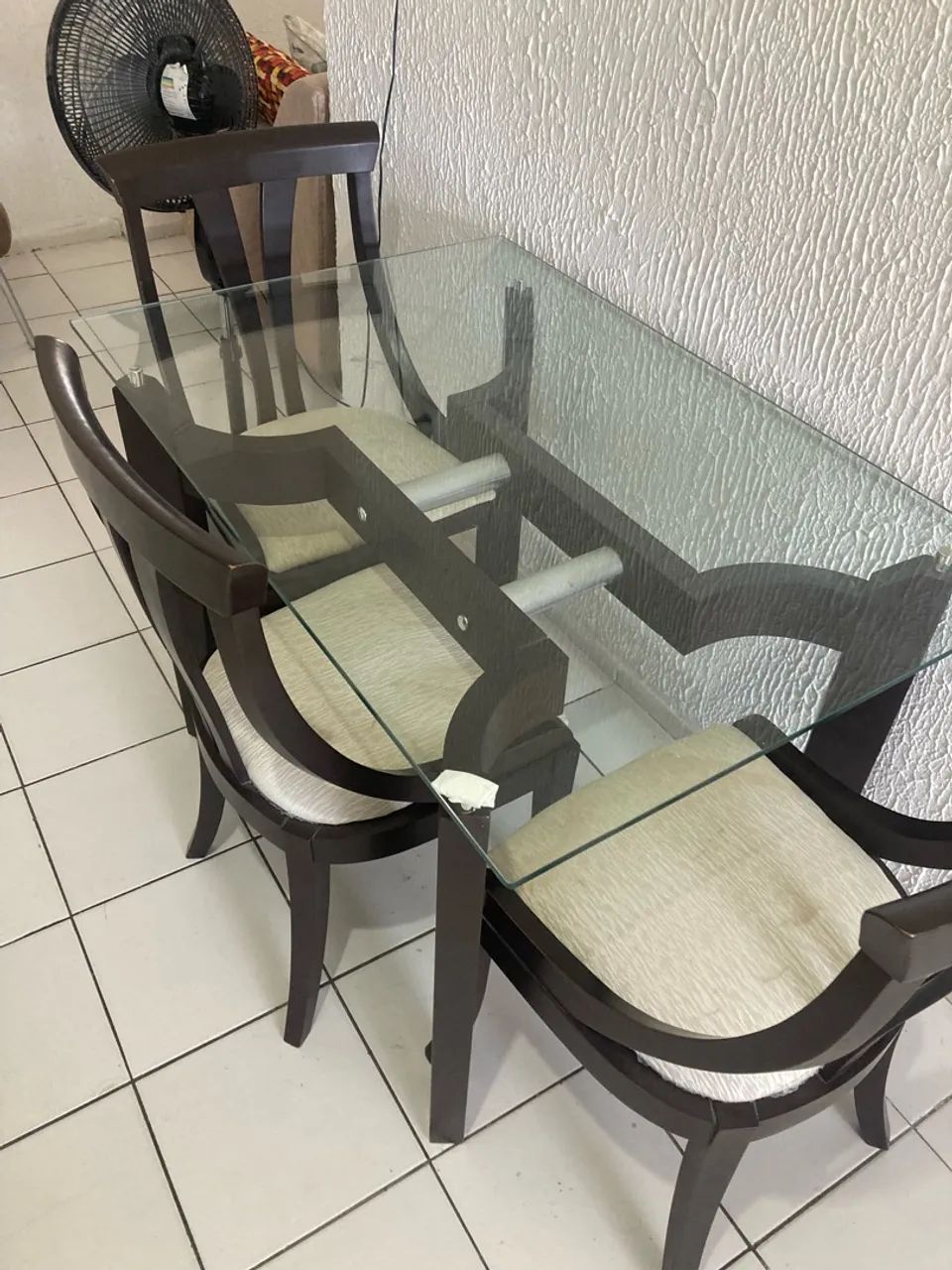 MESA TAMPO DE VIDRO  - Foto 3