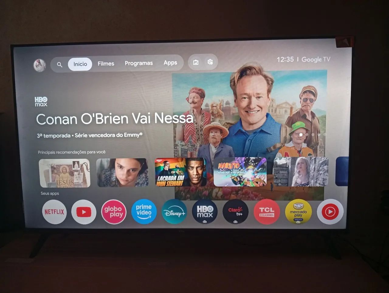 Tv TCL 43 polegadas, dois meses de uso apenas, tem garantia 
