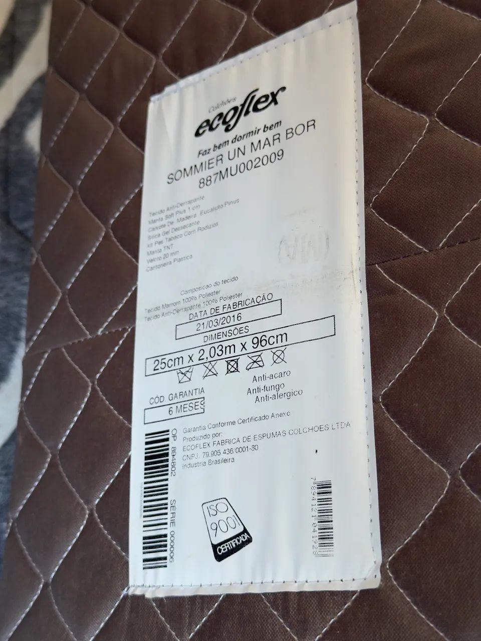 Base Box King Size Eggflex 2,03 x 1,93 m - Excelente Estado - Foto 3