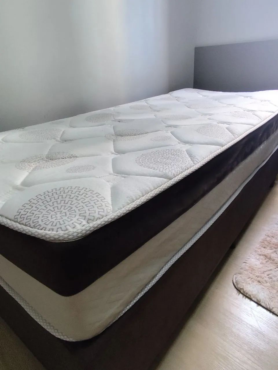 Cama Solteiro ( box + colchão) - Foto 2